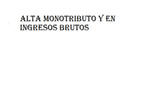 300181Alta monotributo, liquidacion impuestos mensuales, IVA, IIIBB, IVA digital, Convenio Multilateral.